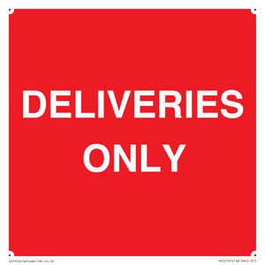 DELIVERIES ONLY